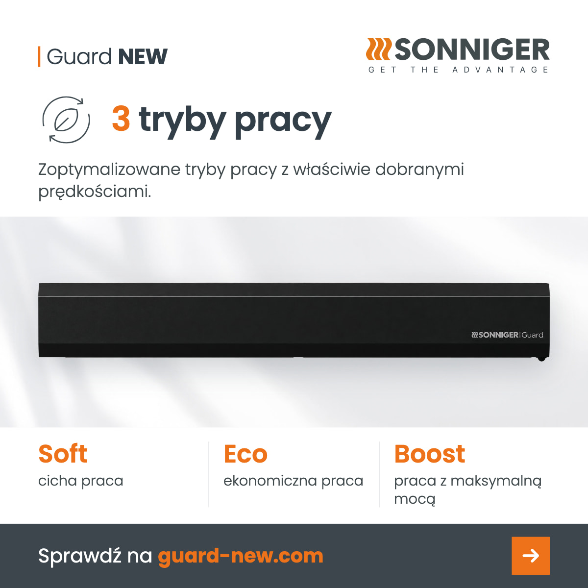 3 tryby pracy