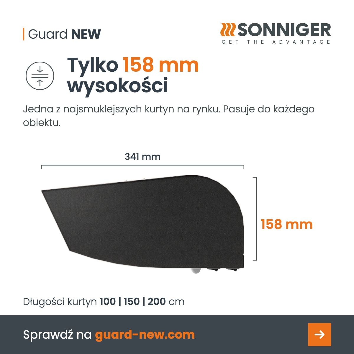Tylko 158 mm wysokości