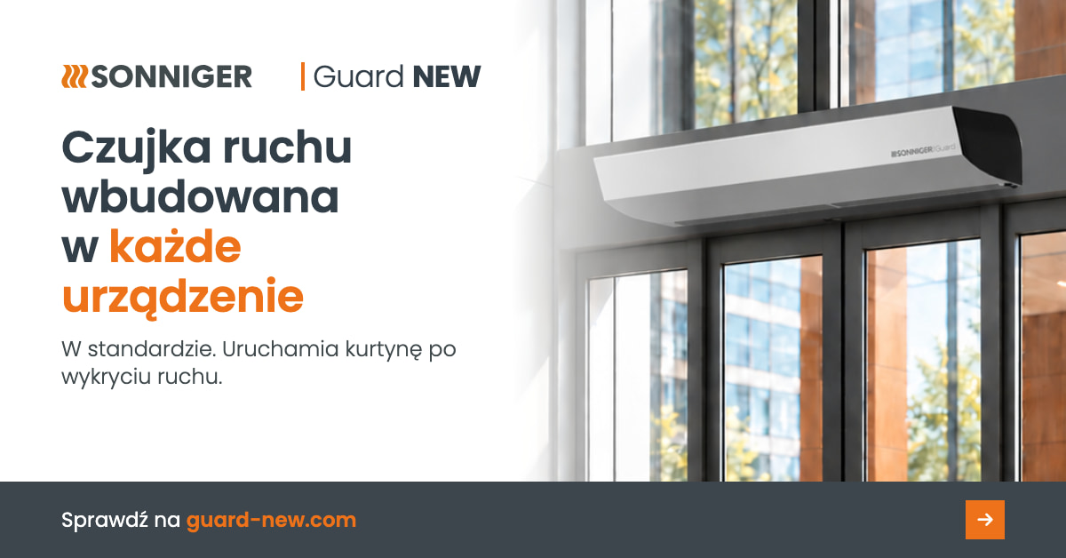 Czujka ruchu w standardzie