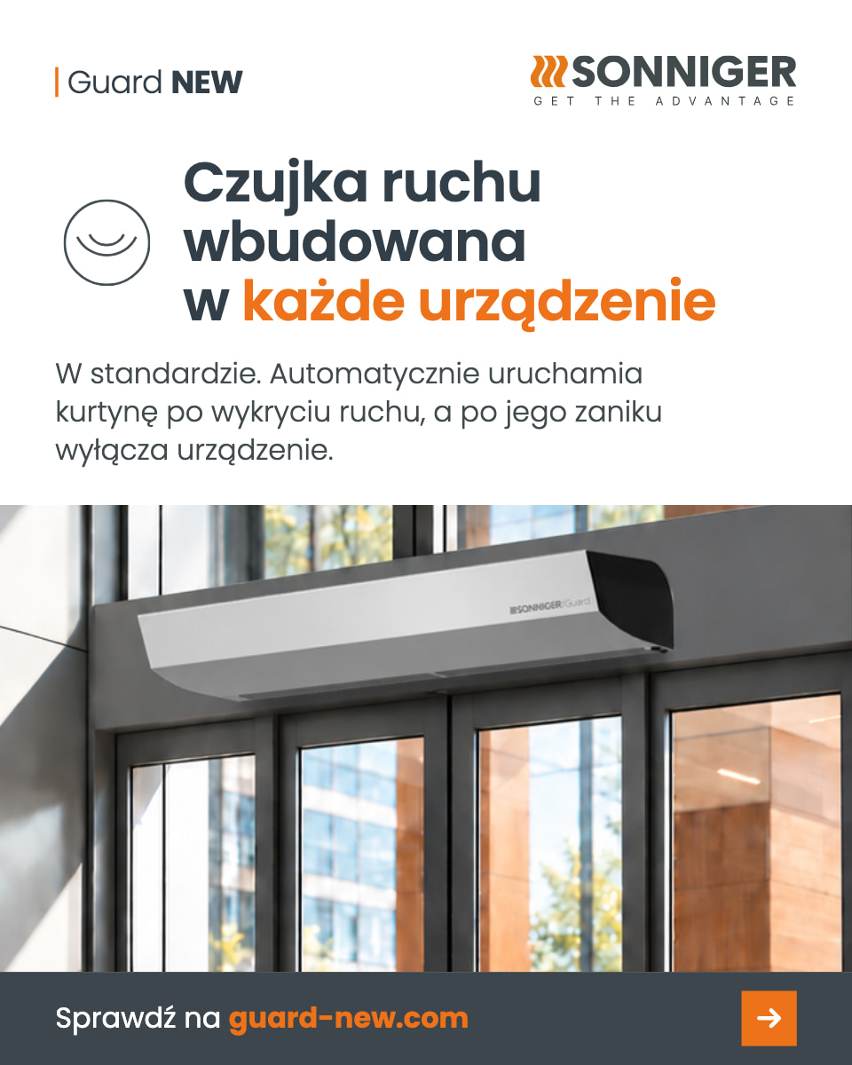Czujka ruchu w standardzie