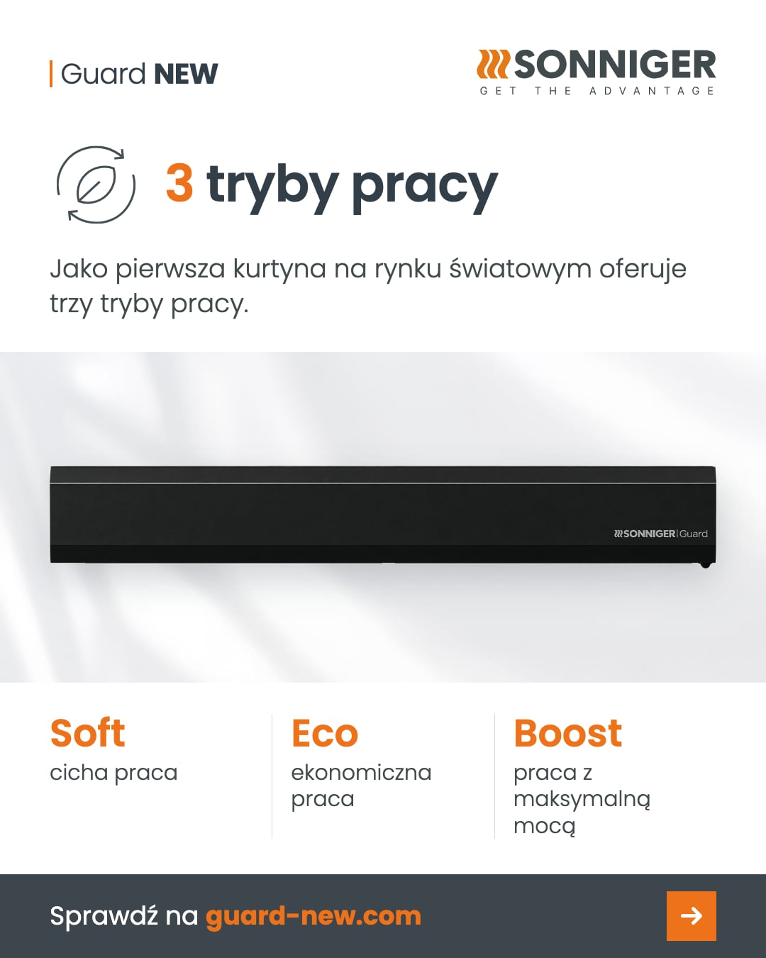3 tryby pracy