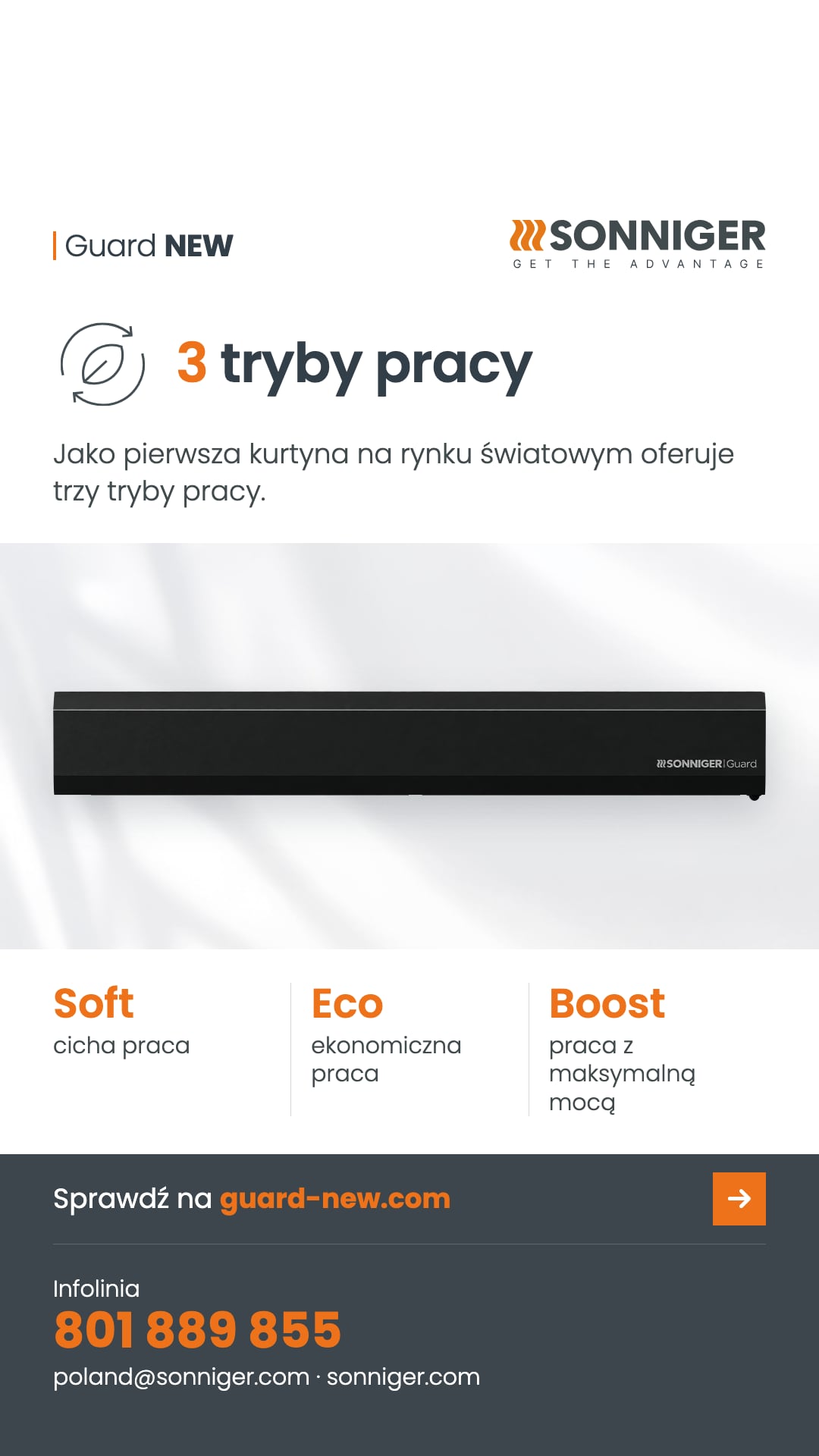 3 tryby pracy