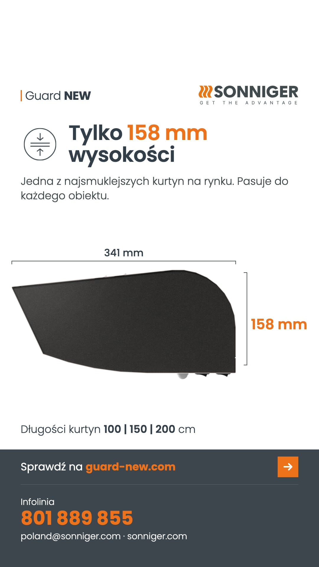 Tylko 158 mm wysokości